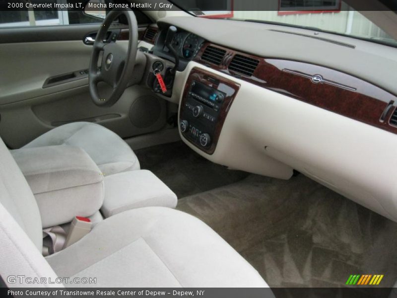 Mocha Bronze Metallic / Gray 2008 Chevrolet Impala LT