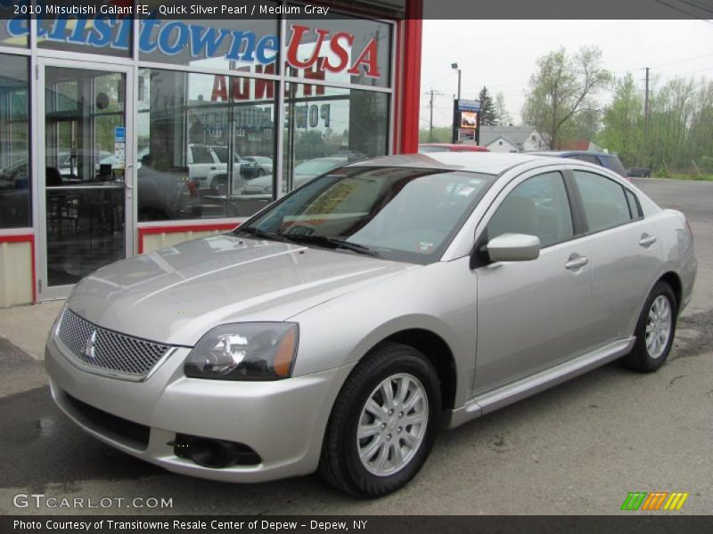 Quick Silver Pearl / Medium Gray 2010 Mitsubishi Galant FE