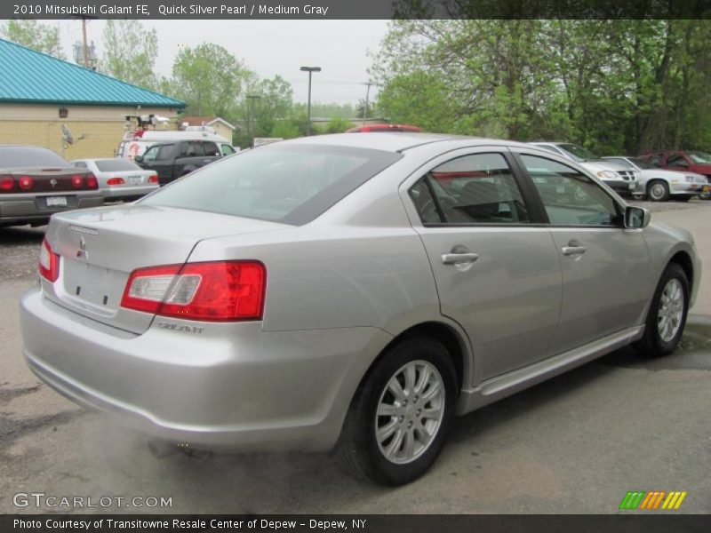 Quick Silver Pearl / Medium Gray 2010 Mitsubishi Galant FE