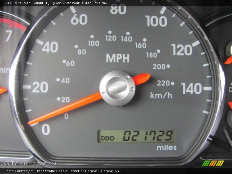 Quick Silver Pearl / Medium Gray 2010 Mitsubishi Galant FE