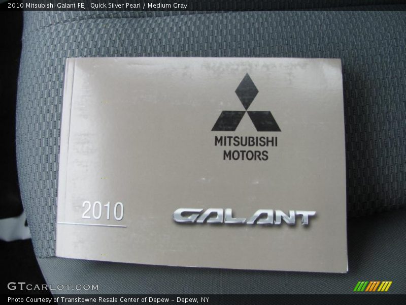 Quick Silver Pearl / Medium Gray 2010 Mitsubishi Galant FE