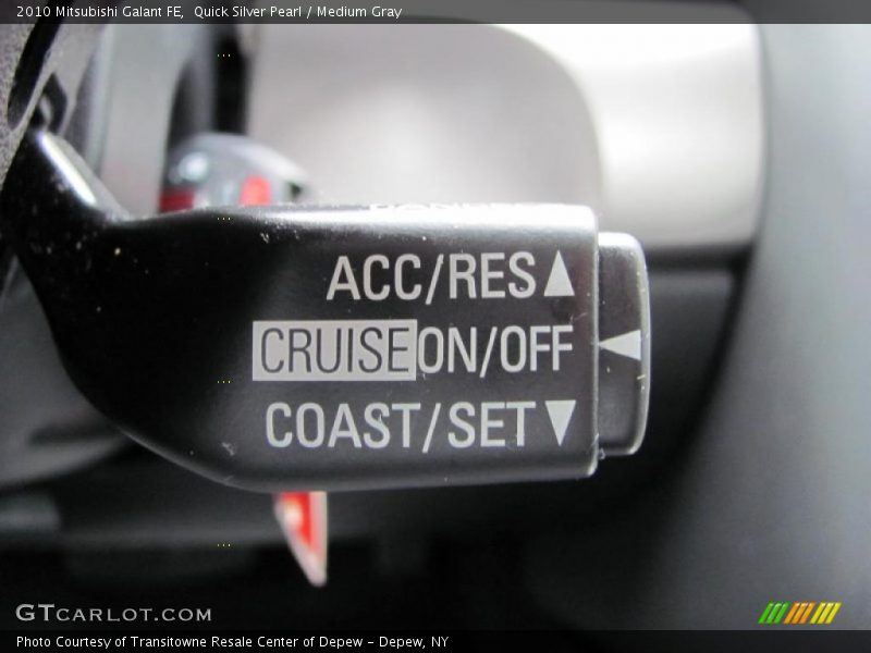 Quick Silver Pearl / Medium Gray 2010 Mitsubishi Galant FE