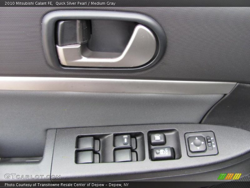 Quick Silver Pearl / Medium Gray 2010 Mitsubishi Galant FE