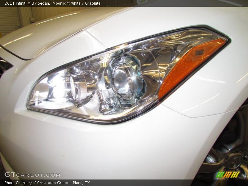 Moonlight White / Graphite 2011 Infiniti M 37 Sedan
