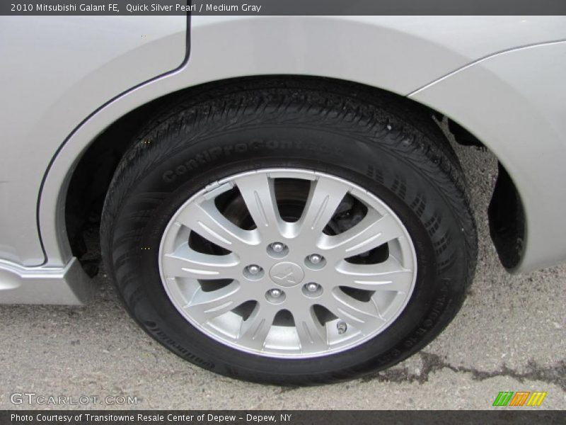 Quick Silver Pearl / Medium Gray 2010 Mitsubishi Galant FE