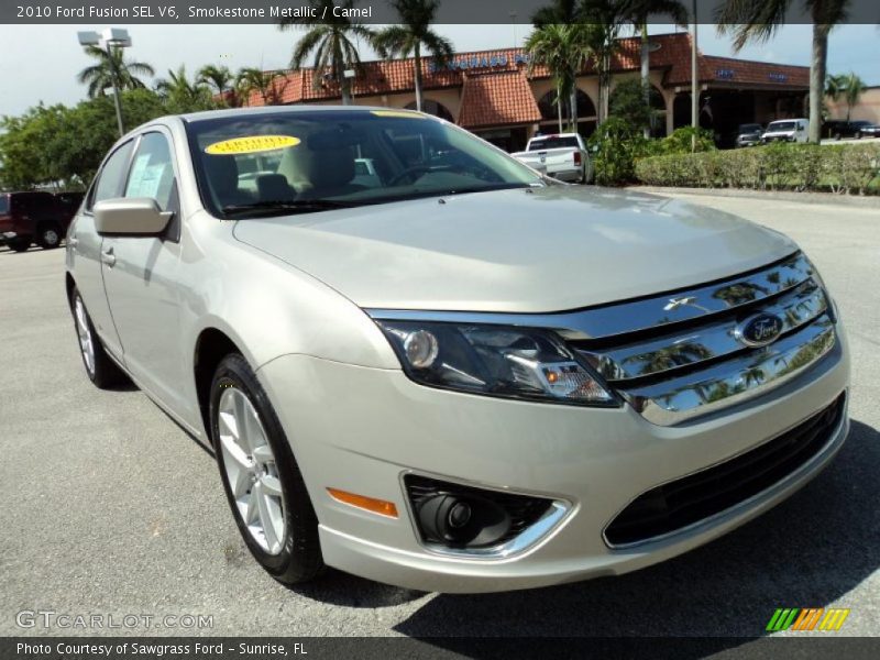Smokestone Metallic / Camel 2010 Ford Fusion SEL V6