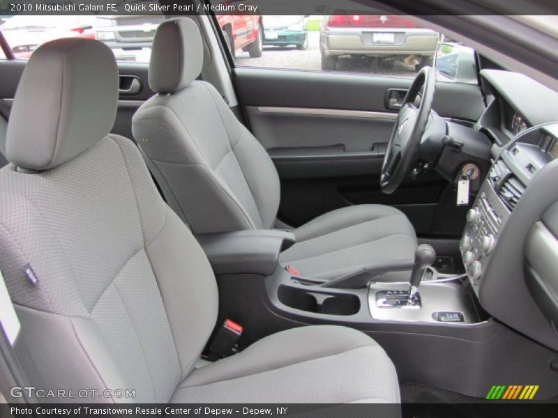 Quick Silver Pearl / Medium Gray 2010 Mitsubishi Galant FE