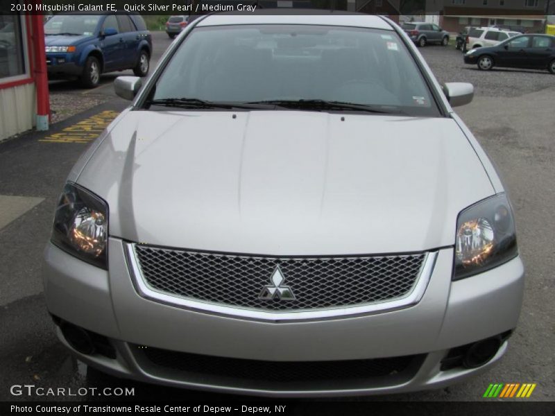 Quick Silver Pearl / Medium Gray 2010 Mitsubishi Galant FE