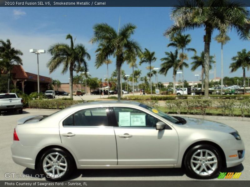 Smokestone Metallic / Camel 2010 Ford Fusion SEL V6