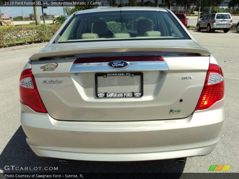 Smokestone Metallic / Camel 2010 Ford Fusion SEL V6