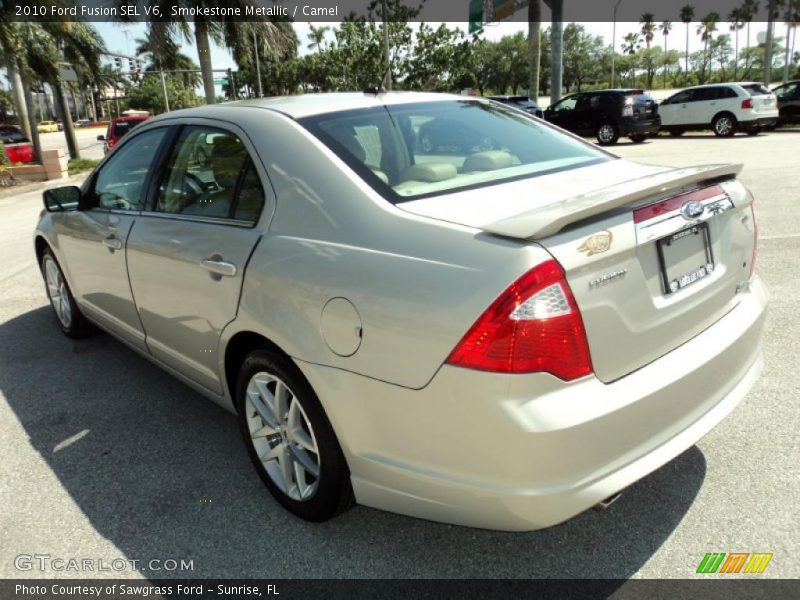 Smokestone Metallic / Camel 2010 Ford Fusion SEL V6