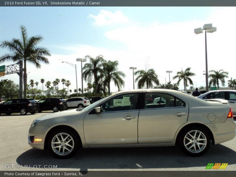 Smokestone Metallic / Camel 2010 Ford Fusion SEL V6