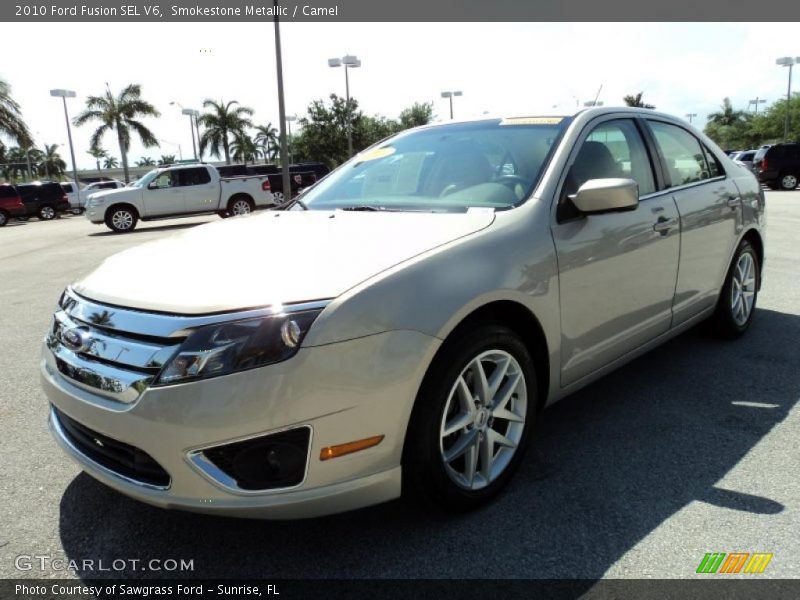 Smokestone Metallic / Camel 2010 Ford Fusion SEL V6