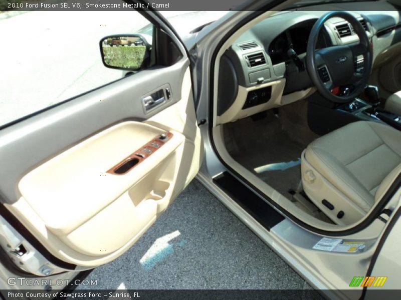 Smokestone Metallic / Camel 2010 Ford Fusion SEL V6