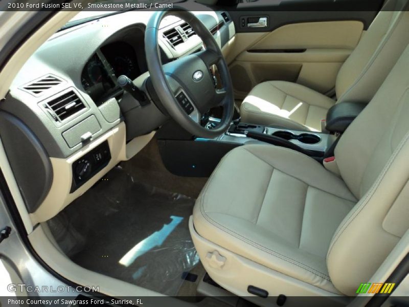 Smokestone Metallic / Camel 2010 Ford Fusion SEL V6