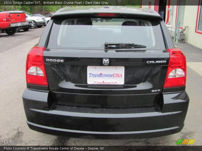 Brilliant Black Crystal Pearl / Dark Slate Gray 2010 Dodge Caliber SXT