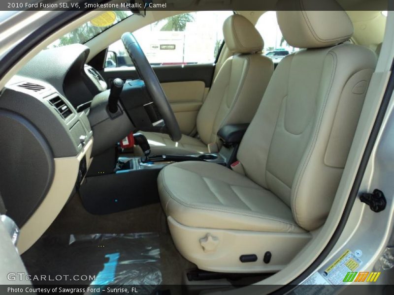 Smokestone Metallic / Camel 2010 Ford Fusion SEL V6
