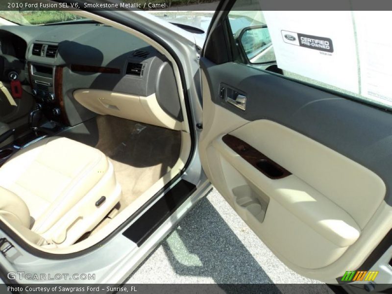 Smokestone Metallic / Camel 2010 Ford Fusion SEL V6