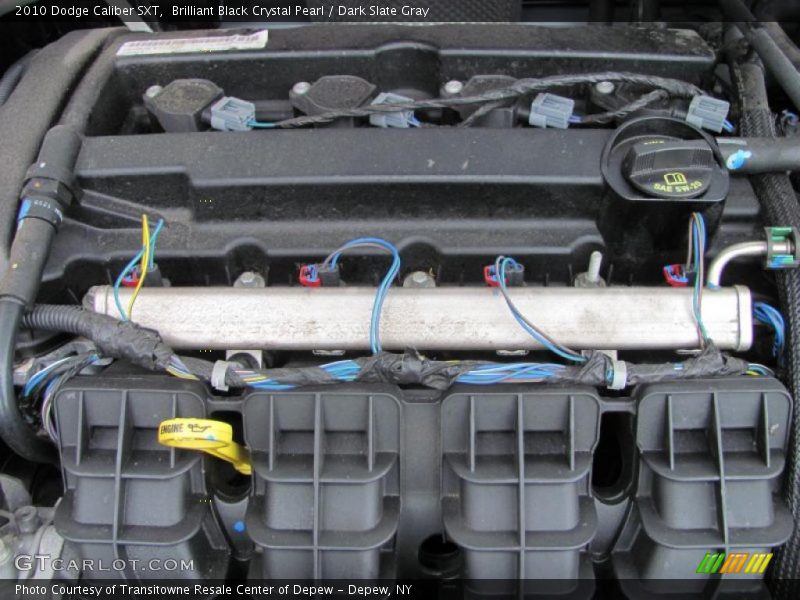 Brilliant Black Crystal Pearl / Dark Slate Gray 2010 Dodge Caliber SXT