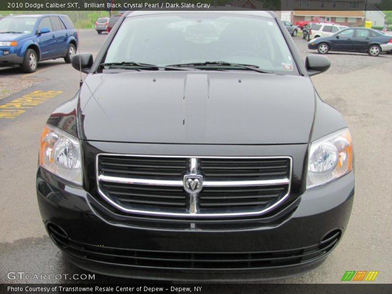 Brilliant Black Crystal Pearl / Dark Slate Gray 2010 Dodge Caliber SXT