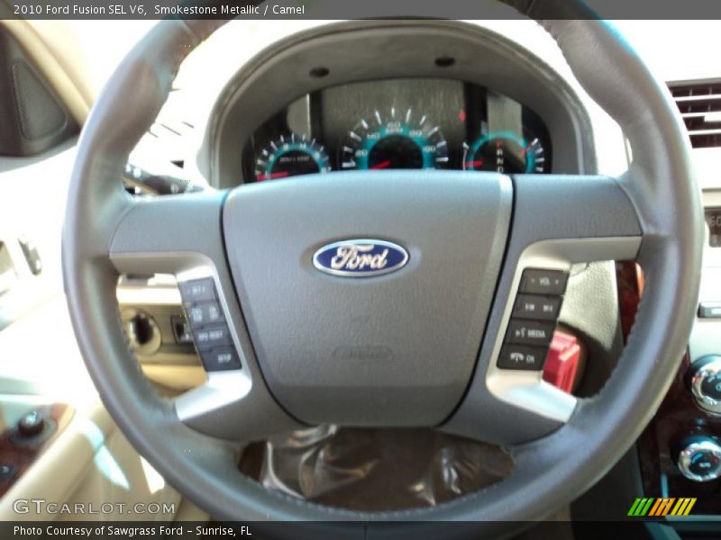 Smokestone Metallic / Camel 2010 Ford Fusion SEL V6