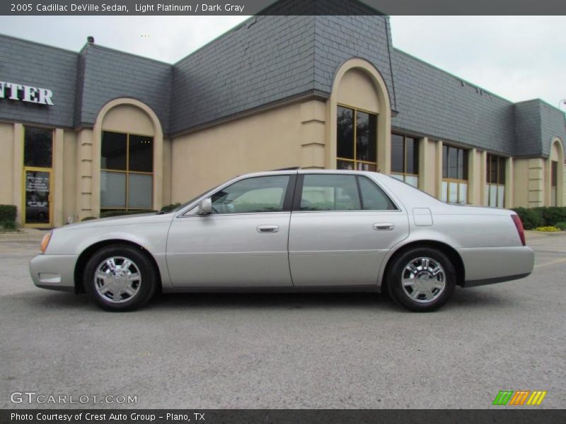Light Platinum / Dark Gray 2005 Cadillac DeVille Sedan
