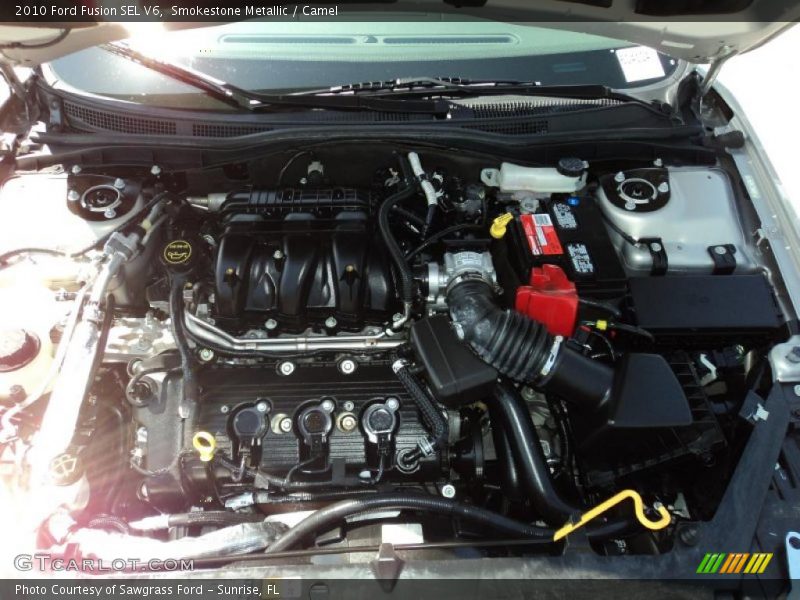 Smokestone Metallic / Camel 2010 Ford Fusion SEL V6