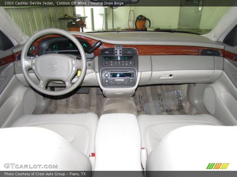 Cotillion Off White / Neutral Shale Beige 2003 Cadillac DeVille Sedan