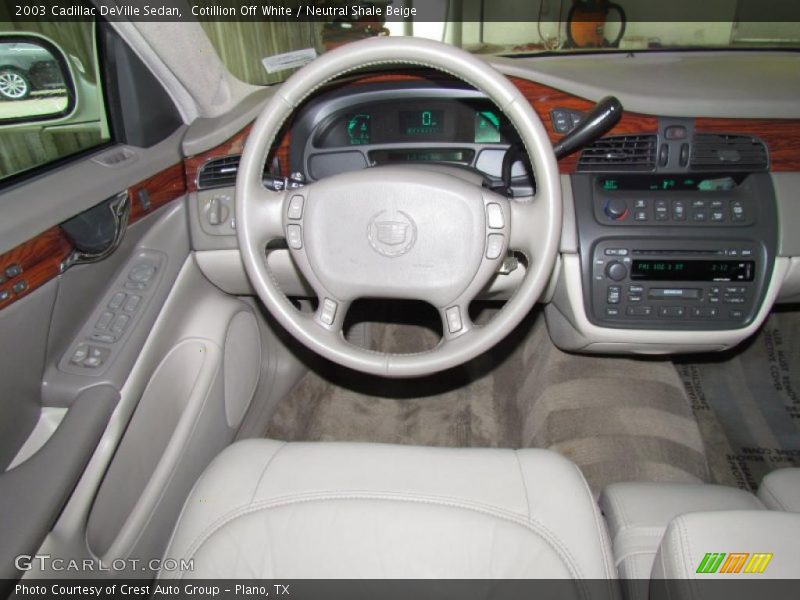 Cotillion Off White / Neutral Shale Beige 2003 Cadillac DeVille Sedan