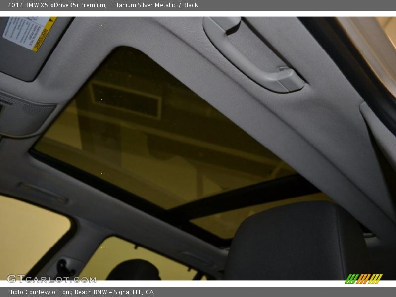 Titanium Silver Metallic / Black 2012 BMW X5 xDrive35i Premium