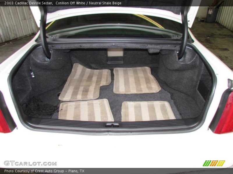 Cotillion Off White / Neutral Shale Beige 2003 Cadillac DeVille Sedan