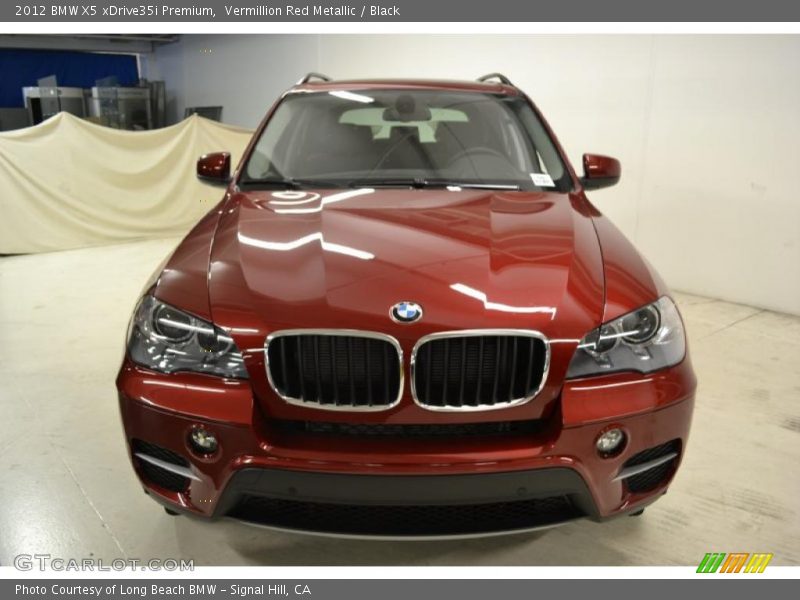 Vermillion Red Metallic / Black 2012 BMW X5 xDrive35i Premium