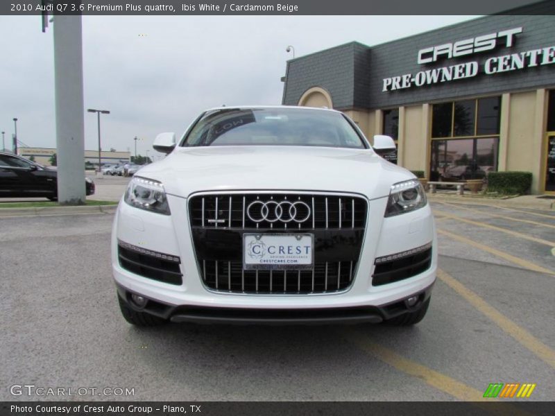 Ibis White / Cardamom Beige 2010 Audi Q7 3.6 Premium Plus quattro