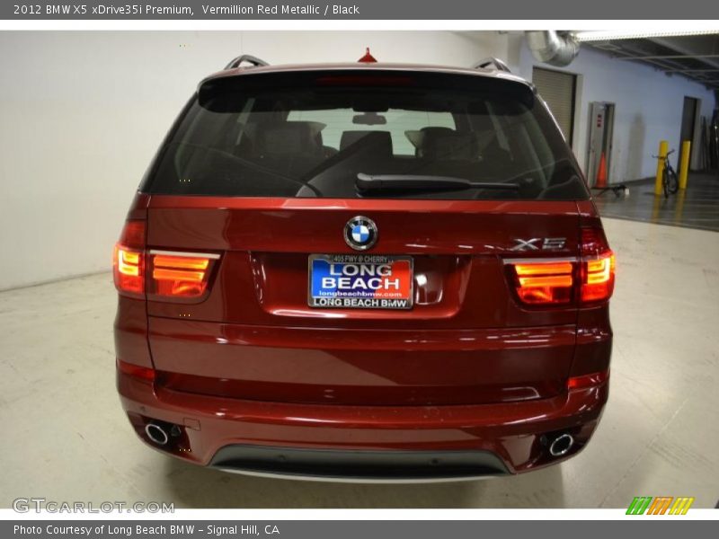 Vermillion Red Metallic / Black 2012 BMW X5 xDrive35i Premium
