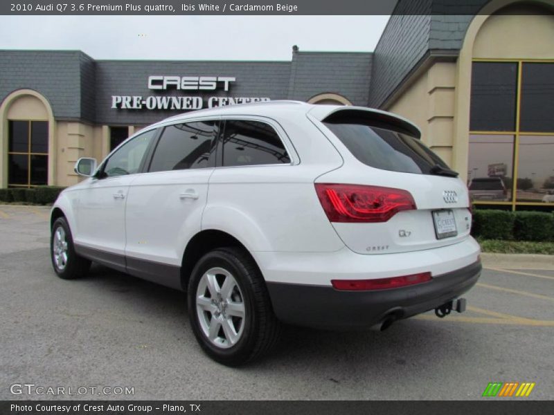 Ibis White / Cardamom Beige 2010 Audi Q7 3.6 Premium Plus quattro