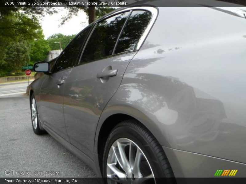 Platinum Graphite Gray / Graphite 2008 Infiniti G 35 S Sport Sedan