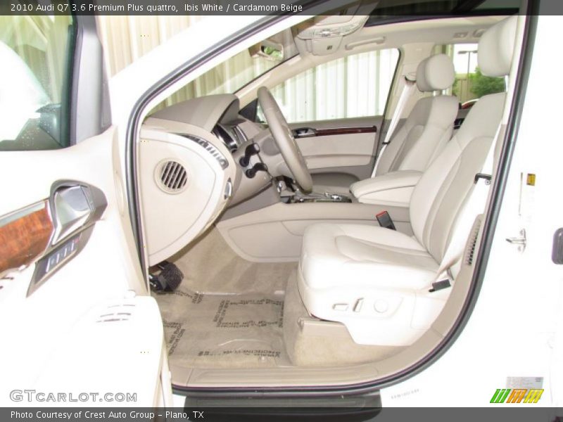 Ibis White / Cardamom Beige 2010 Audi Q7 3.6 Premium Plus quattro