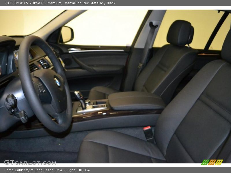 Vermillion Red Metallic / Black 2012 BMW X5 xDrive35i Premium
