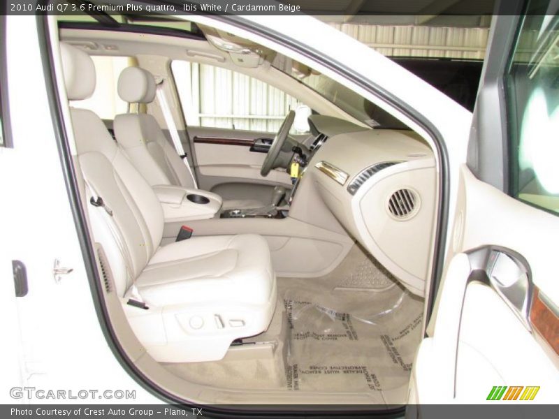Ibis White / Cardamom Beige 2010 Audi Q7 3.6 Premium Plus quattro