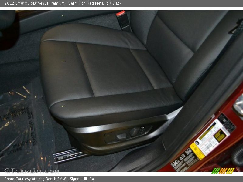 Vermillion Red Metallic / Black 2012 BMW X5 xDrive35i Premium