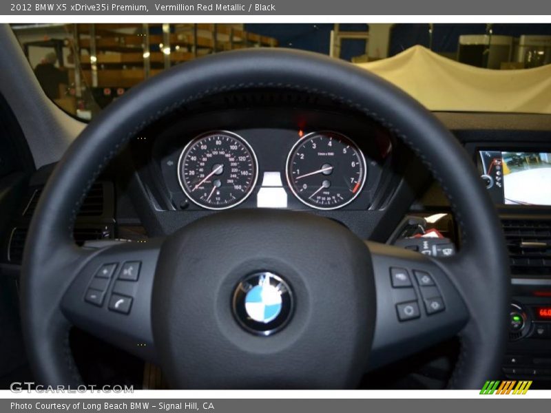 Vermillion Red Metallic / Black 2012 BMW X5 xDrive35i Premium