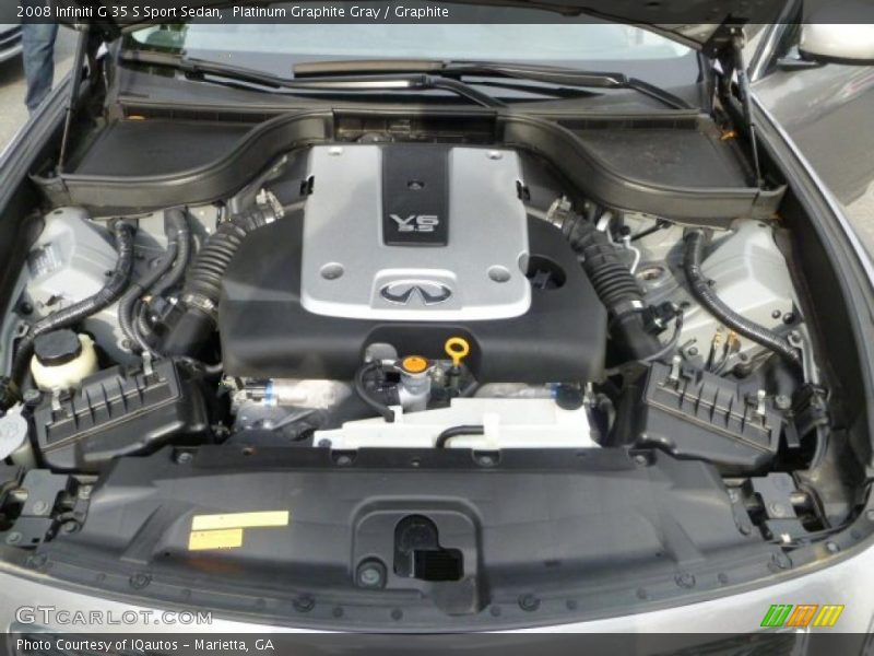  2008 G 35 S Sport Sedan Engine - 3.5 Liter DOHC 24-Valve VVT V6