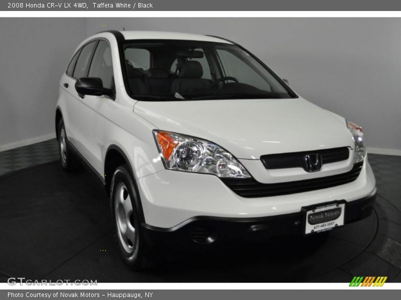 Taffeta White / Black 2008 Honda CR-V LX 4WD