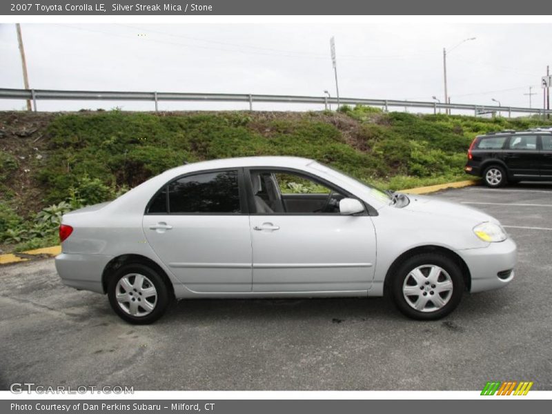 Silver Streak Mica / Stone 2007 Toyota Corolla LE