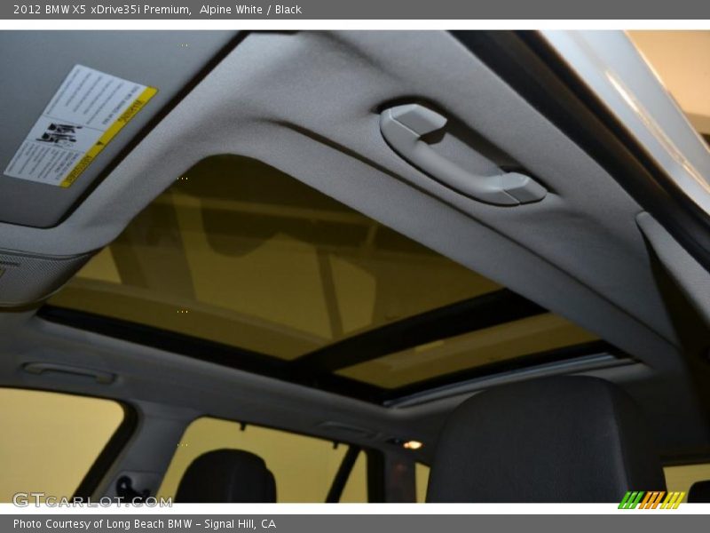 Alpine White / Black 2012 BMW X5 xDrive35i Premium