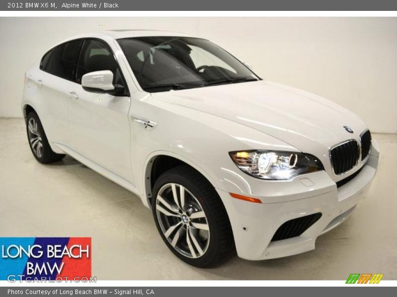Alpine White / Black 2012 BMW X6 M