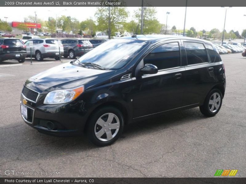 Black Granite Metallic / Charcoal 2009 Chevrolet Aveo Aveo5 LS