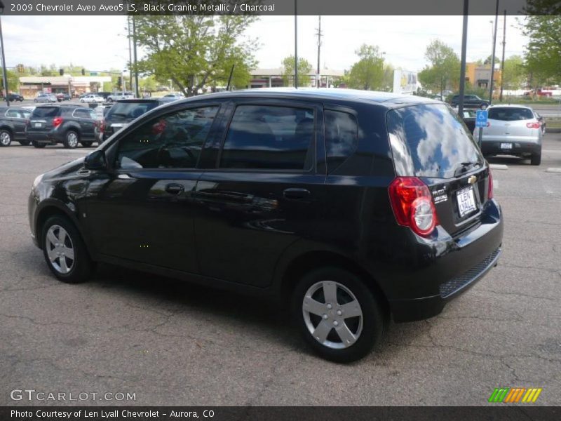 Black Granite Metallic / Charcoal 2009 Chevrolet Aveo Aveo5 LS