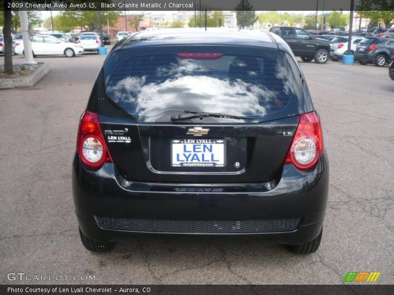 Black Granite Metallic / Charcoal 2009 Chevrolet Aveo Aveo5 LS