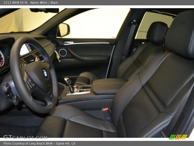  2012 X6 M  Black Interior